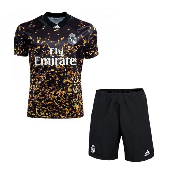 Camiseta Real Madrid Especial Niños 2019-2020 Negro Amarillo